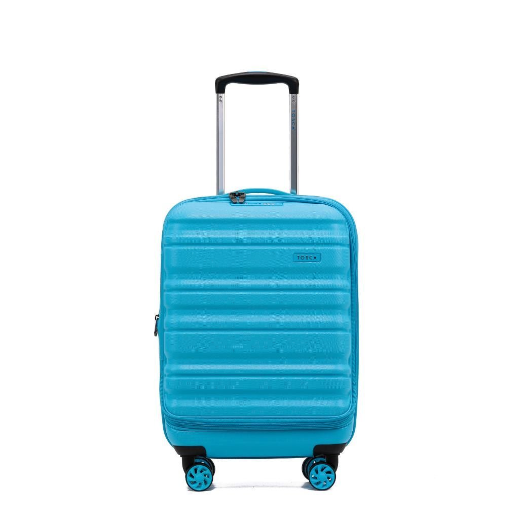 Tosca Sub Zero 2.0 Carry On 55cm Hardsided Luggage - Aqua - Love Luggage