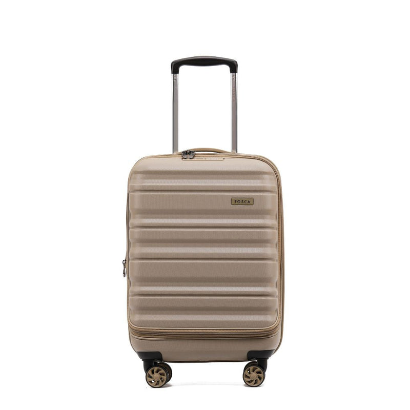 Tosca Sub Zero 2.0 Carry On 55cm Hardsided Luggage - Khaki - Love Luggage