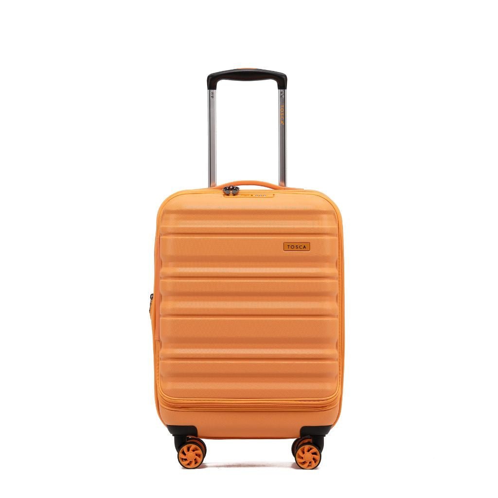 Tosca Sub Zero 2.0 Carry On 55cm Hardsided Luggage - Orange - Love Luggage