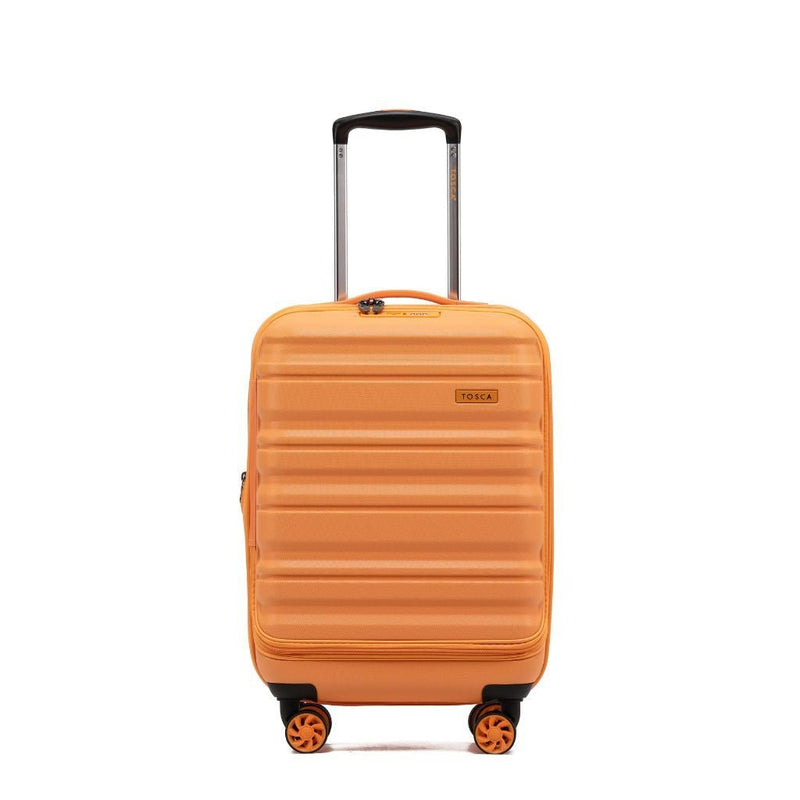 Tosca Sub Zero 2.0 Carry On 55cm Hardsided Luggage - Orange - Love Luggage