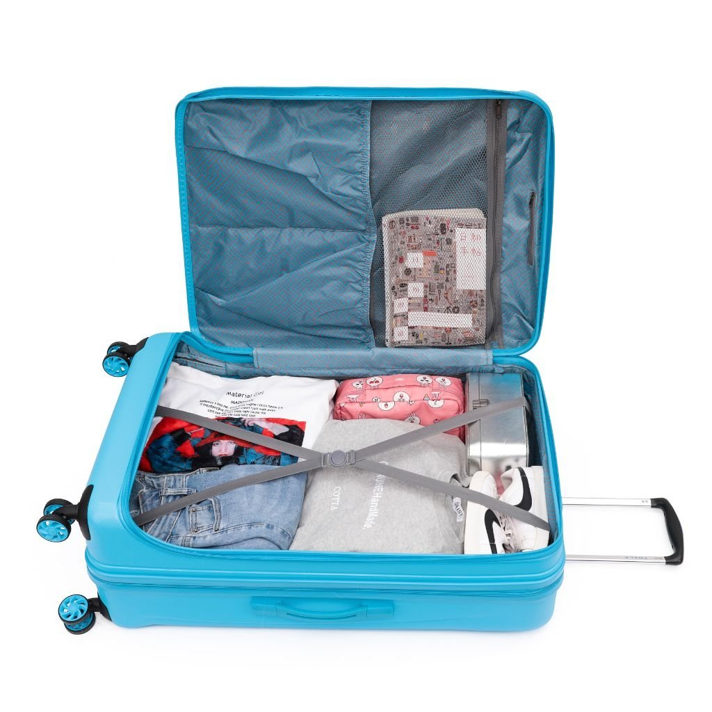 Tosca Sub Zero 2.0 Medium 71cm Hardsided Luggage - Aqua - Love Luggage