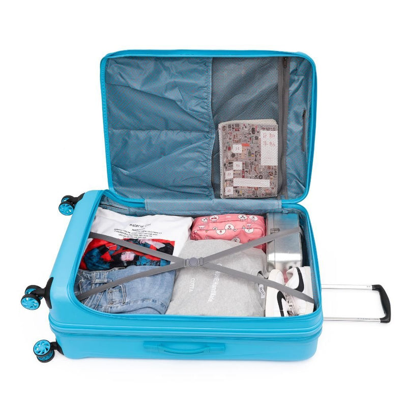 Tosca Sub Zero 2.0 Medium 71cm Hardsided Luggage - Aqua - Love Luggage