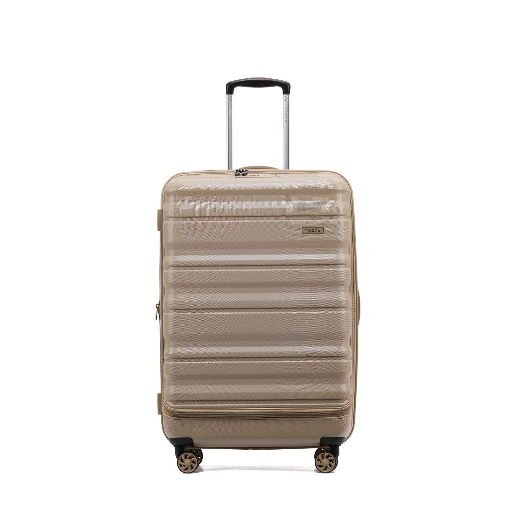 Tosca Sub Zero 2.0 Medium 71cm Hardsided Luggage - Khaki - Love Luggage