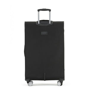 Tosca Transporter Large Softsided Spinner Suitcase - Black - Love Luggage