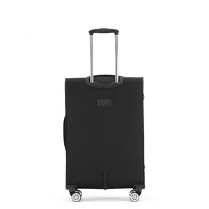 Tosca Transporter Softsided 2.6Kg Medium Suitcase - Black - Love Luggage
