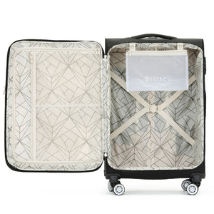 Tosca Transporter Softsided Cabin Suitcase - Black - Love Luggage
