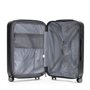 Tosca Tripster Medium 64cm Hardsided Luggage - Black - Love Luggage