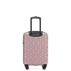 Tosca Triton Carry On 55cm Hardsided Spinner Luggage Rose Gold - Love Luggage