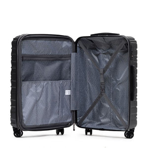 Tosca Triton Large 74cm Hardsided Spinner Expander Luggage Charcoal - Love Luggage