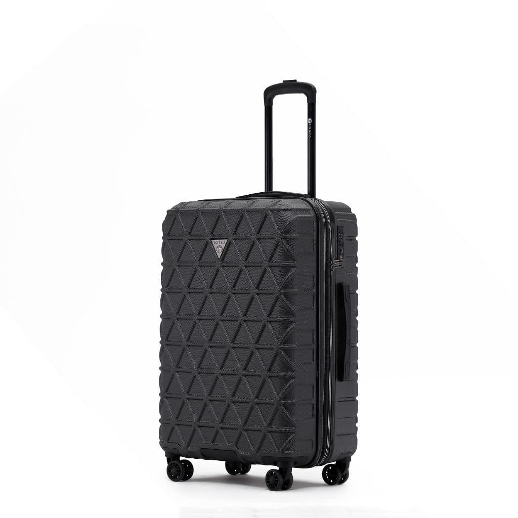 Tosca Triton Medium 64cm Hardsided Spinner Expander Luggage Charcoal - Love Luggage