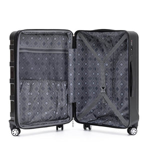 Tosca Warrior 3 Piece Hardsided Suitcase Set - Black - Love Luggage