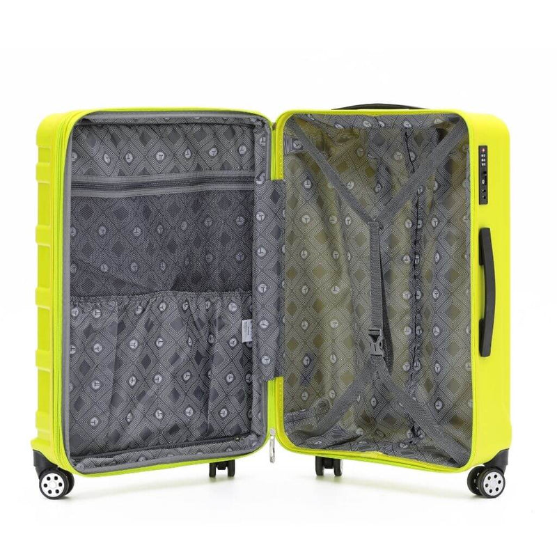 Tosca Warrior 3 Piece Hardsided Suitcase Set - Lime - Love Luggage