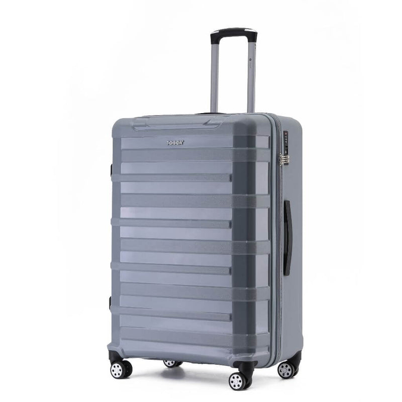 Tosca Warrior 3 Piece Hardsided Suitcase Set - Silver - Love Luggage