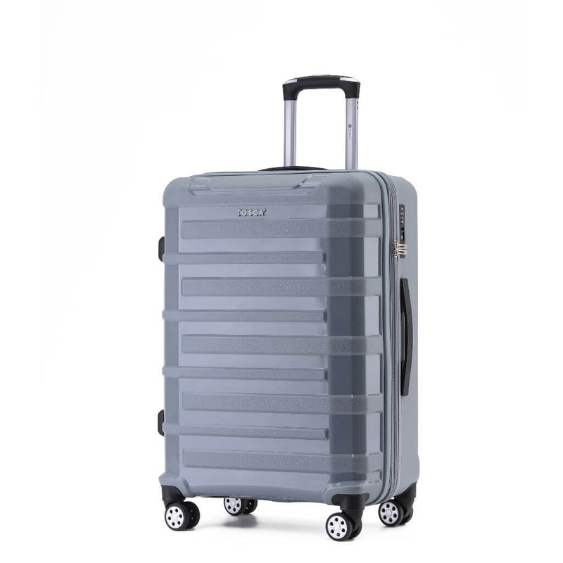 Tosca Warrior 3 Piece Hardsided Suitcase Set - Silver - Love Luggage