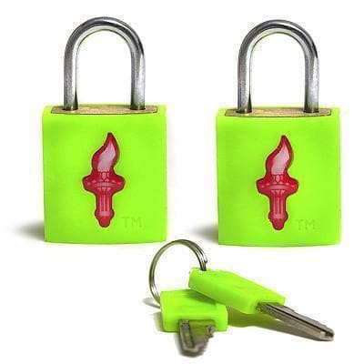 TSA Padlock - Double Pack - Neon Yellow - Love Luggage