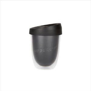 Uppercup Small Reusable Coffee Cup - Black (8oz) - Love Luggage