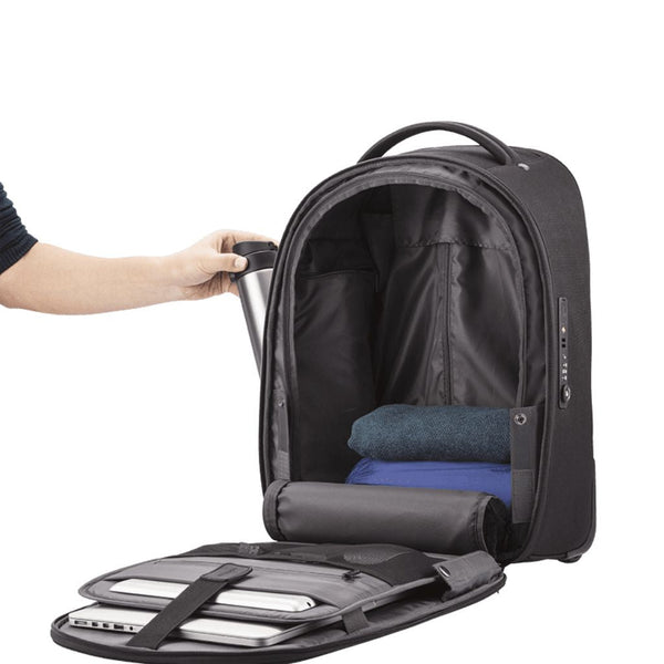 XD Design Bobby Backpack Trolly - Black | Love Luggage