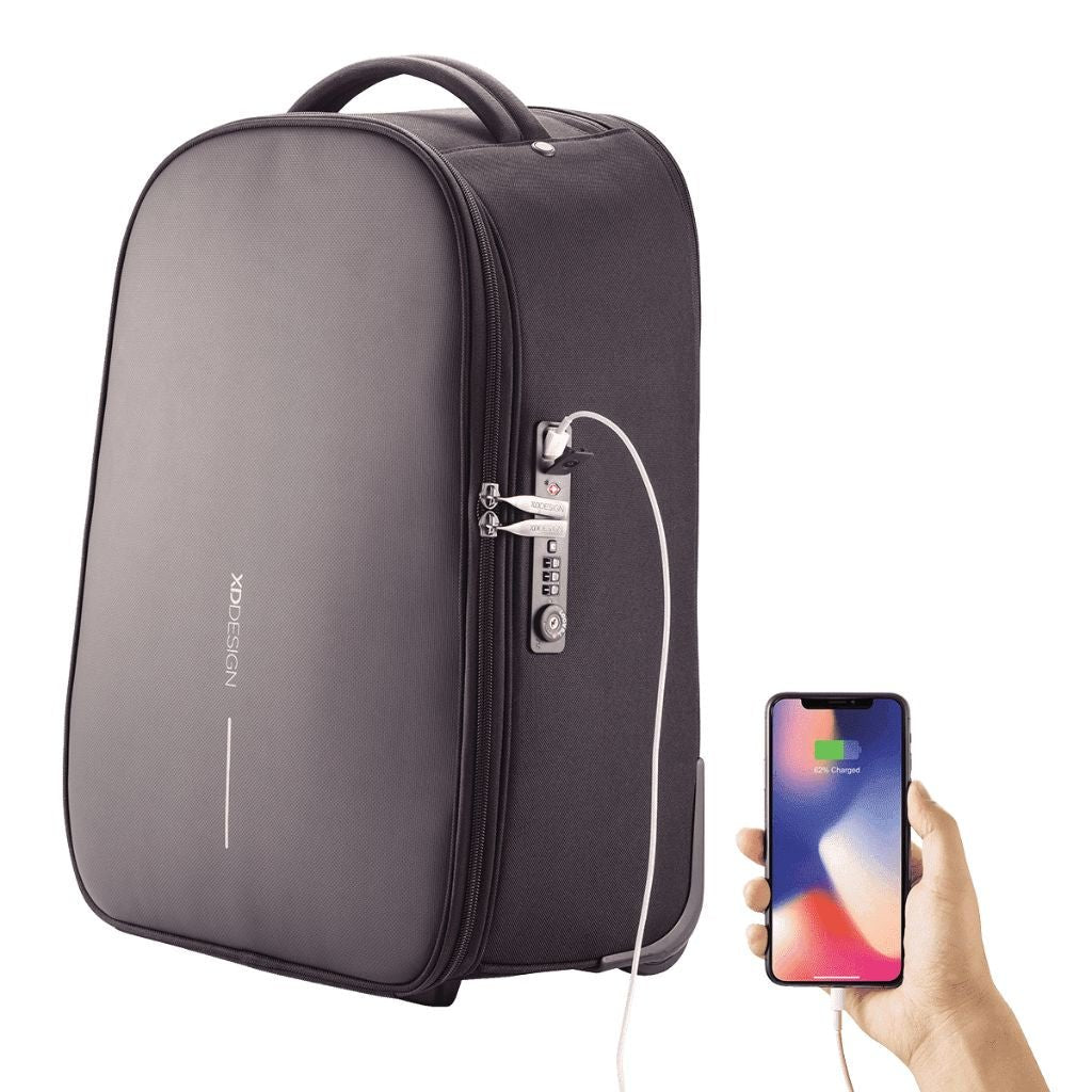 XD Design Bobby Backpack Trolly - Black - Love Luggage