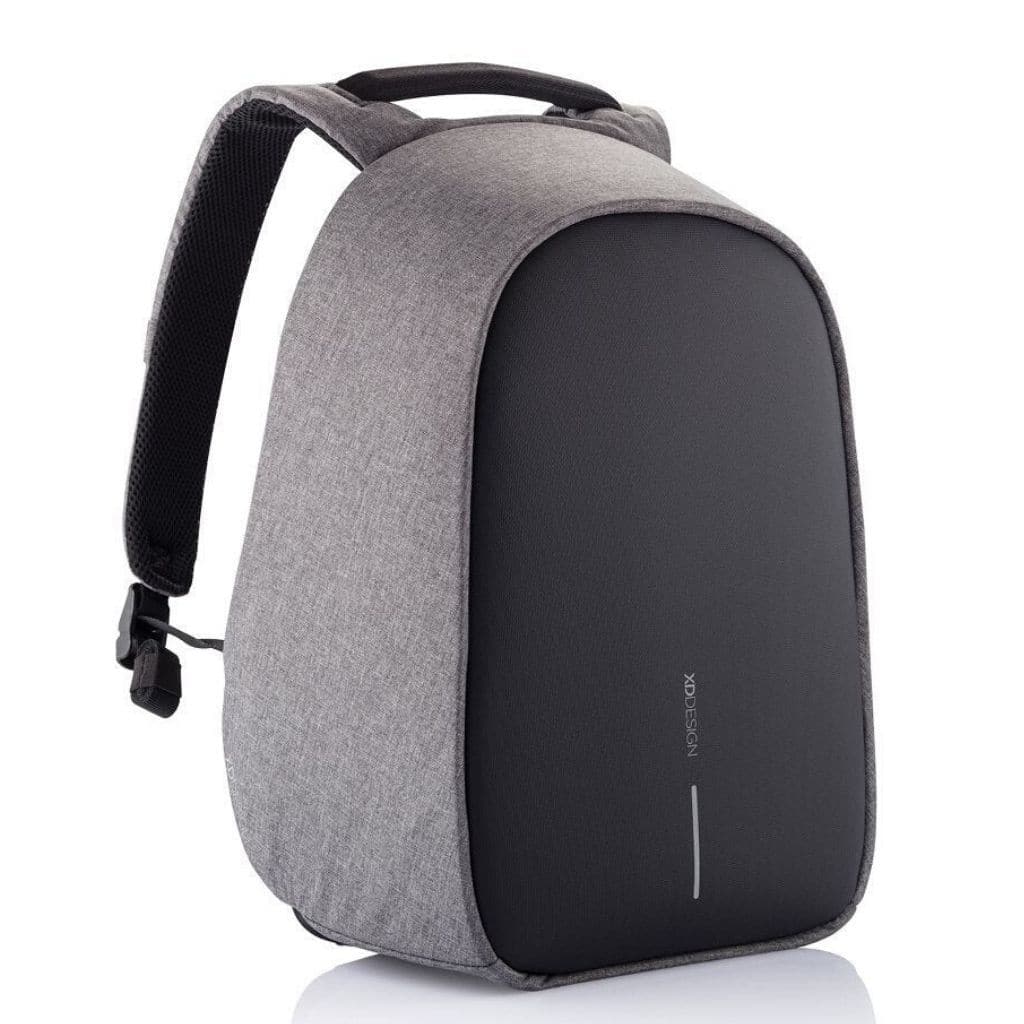 XD Design Bobby Hero Regular Anti - Theft Laptop Backpack - Grey - Love Luggage