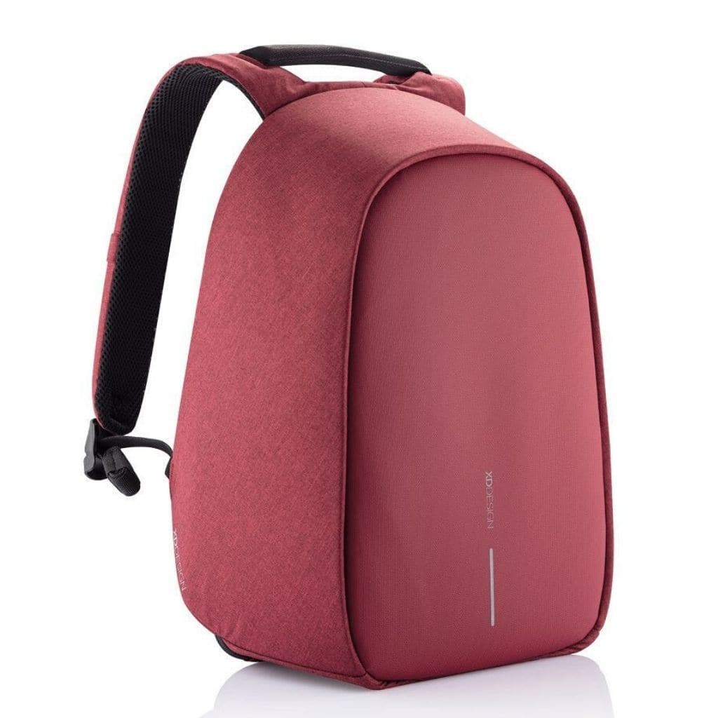 XD Design Bobby Hero Regular Anti-Theft Laptop Backpack - Red - Love Luggage