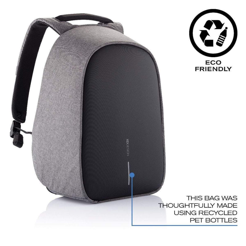 XD Design Bobby Hero XL 17" Anti - theft Laptop Backpack - Grey - Love Luggage